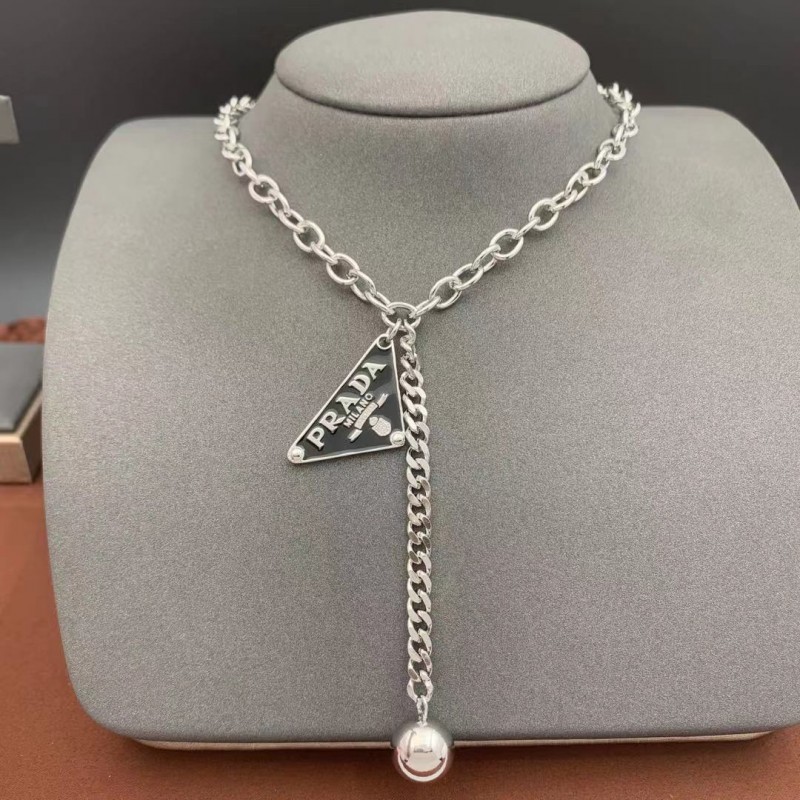Fake Jewelry That Looks Real Prada Necklaces RB640